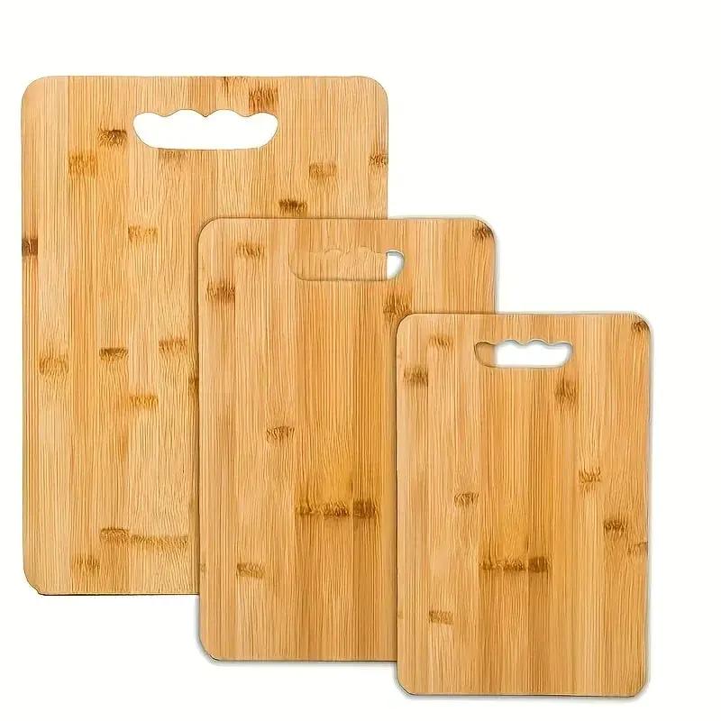 Non-Toxic Bamboo Set of 3 Chopping Boards by House Of Avana