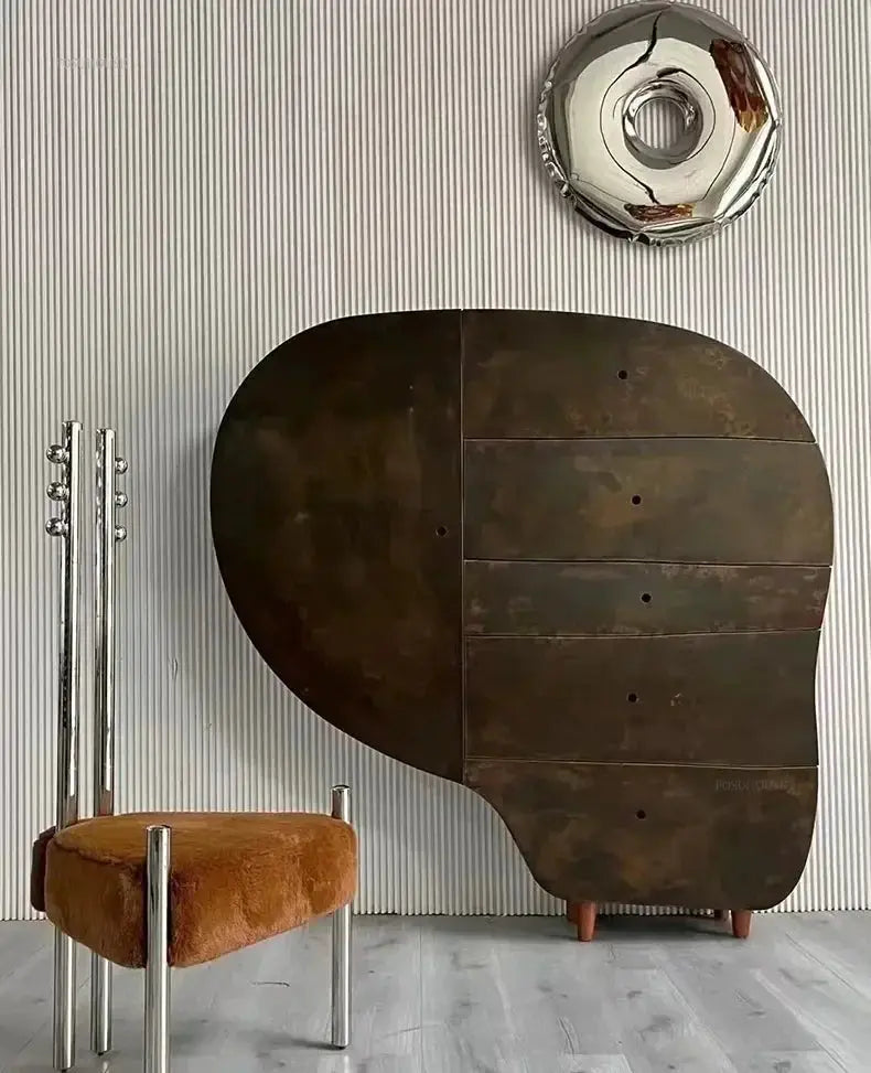 Circular Stainless Steel Modern Wall Decor by House Of Avana