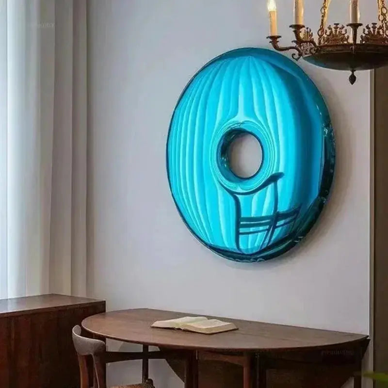 Circular Stainless Steel Modern Wall Decor by House Of Avana