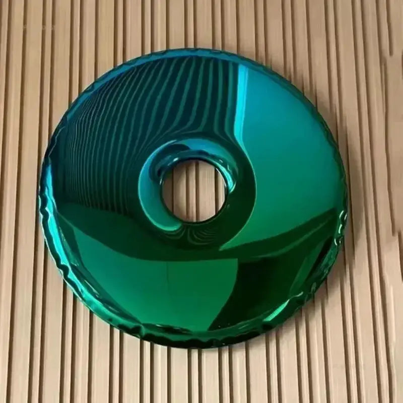 Circular Stainless Steel Modern Wall Decor by House Of Avana