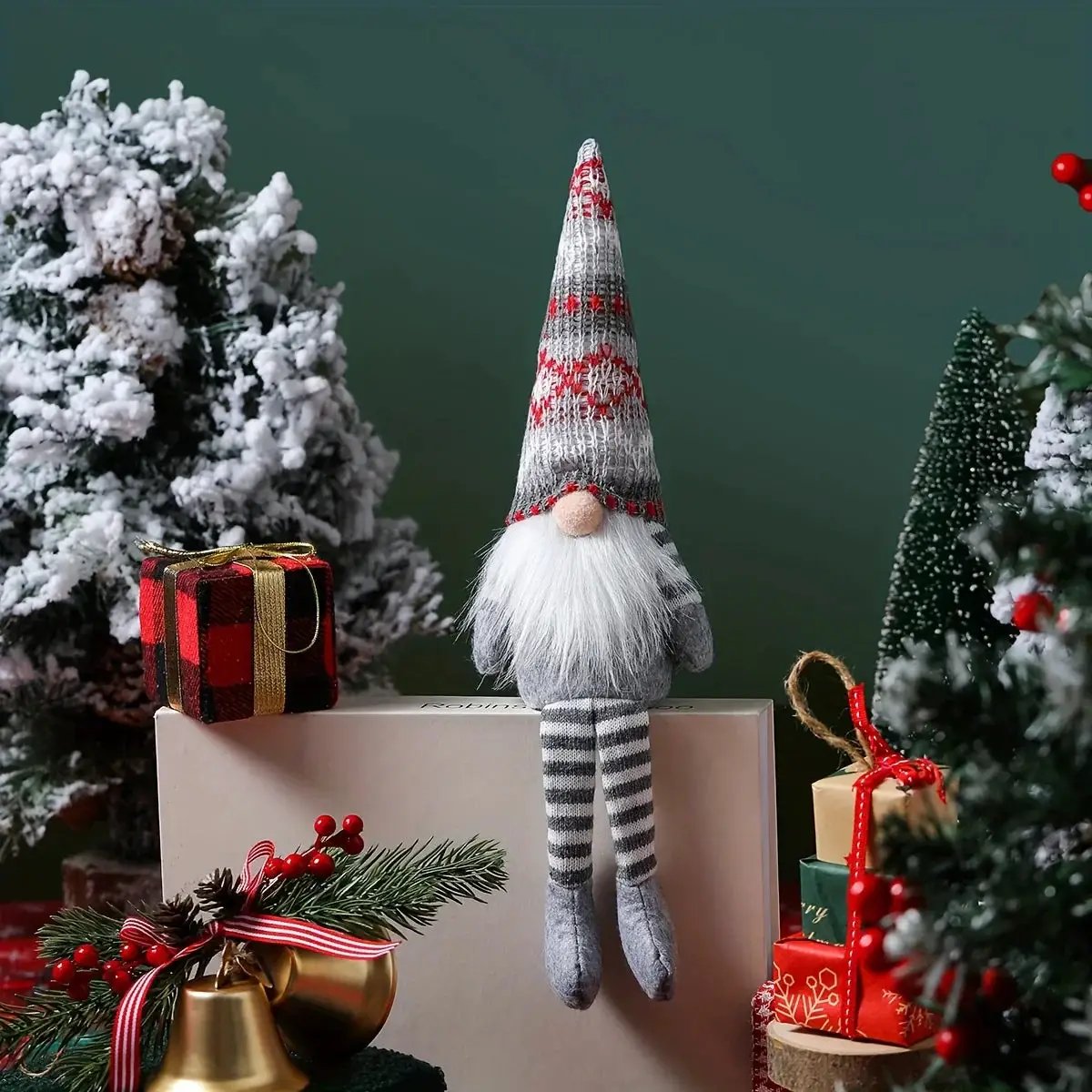 Nordic Wooden Faceless Christmas Decorations by House Of Avana