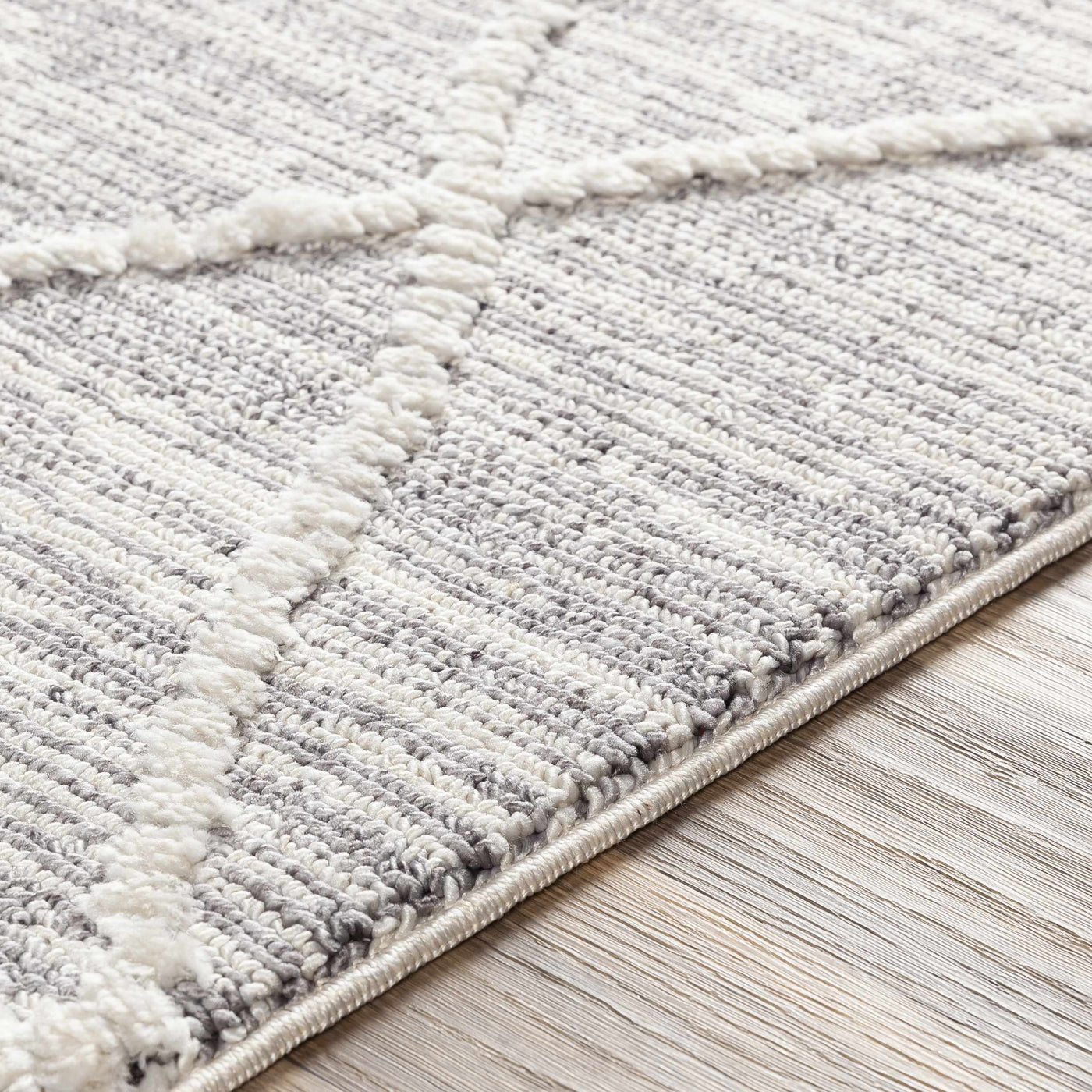 Norvelt High/Low Pile Rug with Tassels by Boutique Rugs