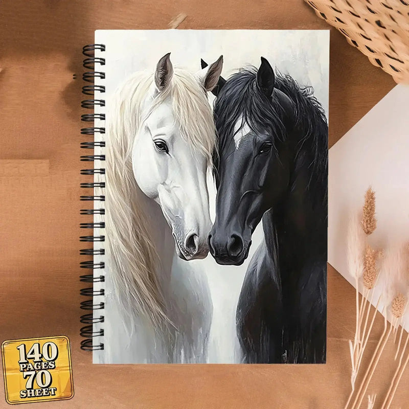 Notebook - Spiral Bound Horse Cover by House Of Avana