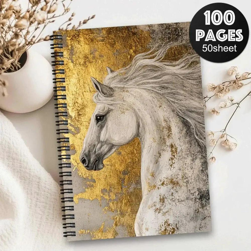 Notebook - Spiral Western Horse Diary by House Of Avana