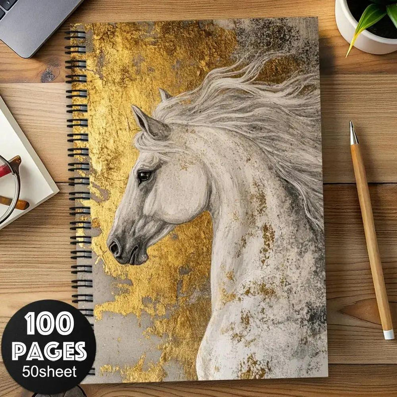 Notebook - Spiral Western Horse Diary by House Of Avana