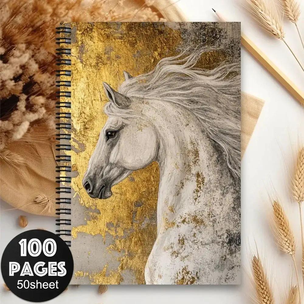 Notebook - Spiral Western Horse Diary by House Of Avana