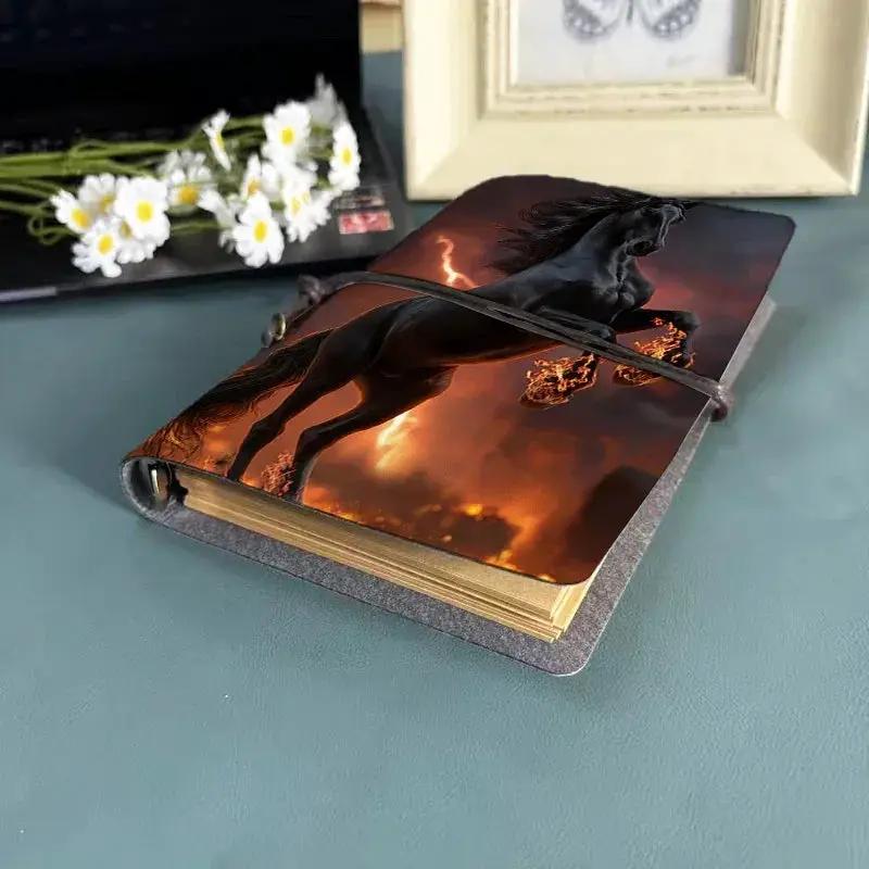 Notebook - Vintage Metal Black 160 Pages by House Of Avana