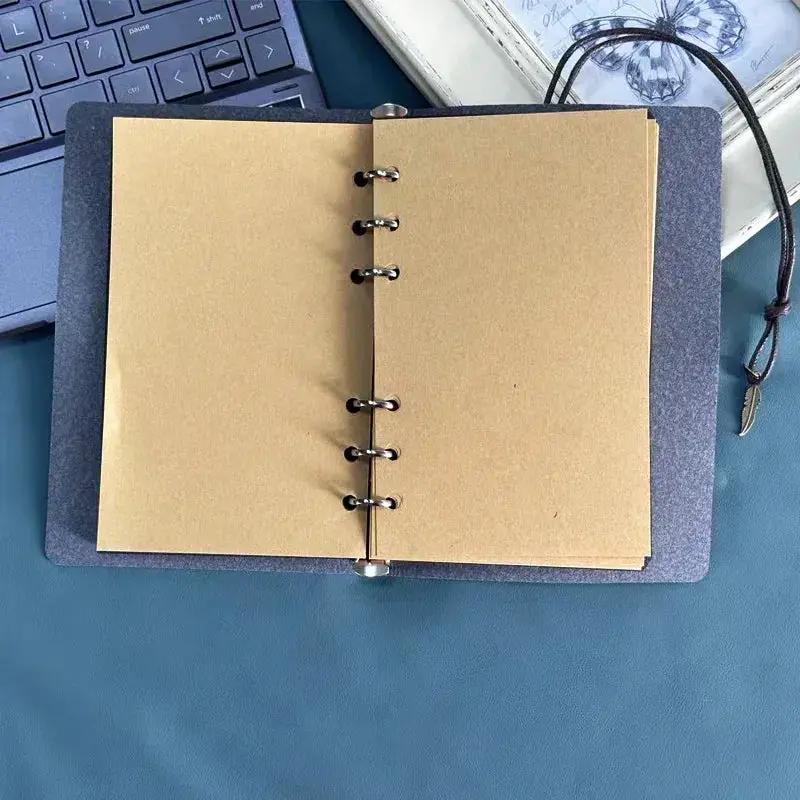 Notebook - Vintage Metal Black 160 Pages by House Of Avana