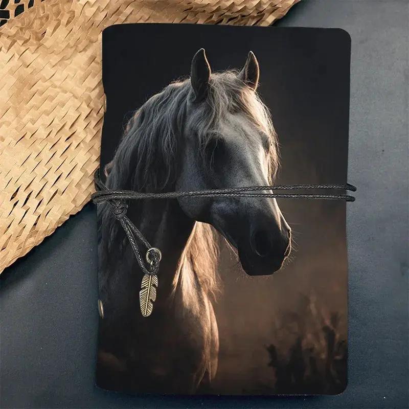 Notebook - White Horse Leather by House Of Avana