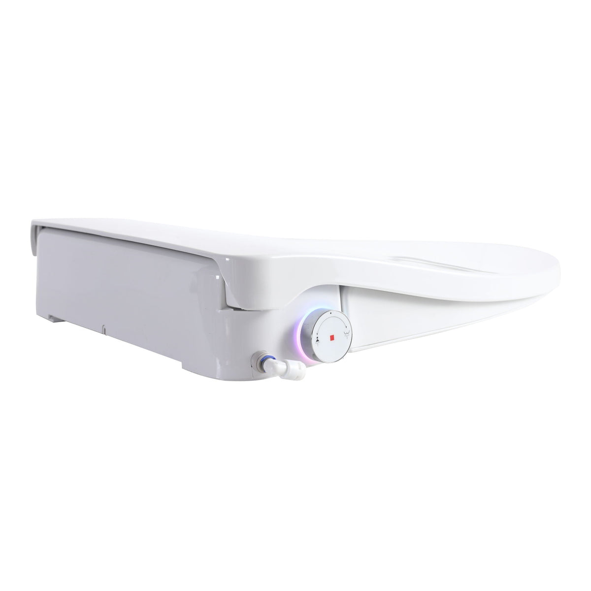 Smart Bidet Toilet Seat With Side Knob Adjustable Heated Seat With Water Temperature And Pressure Adjustment Portable Bidet - White, photo 3 of 4