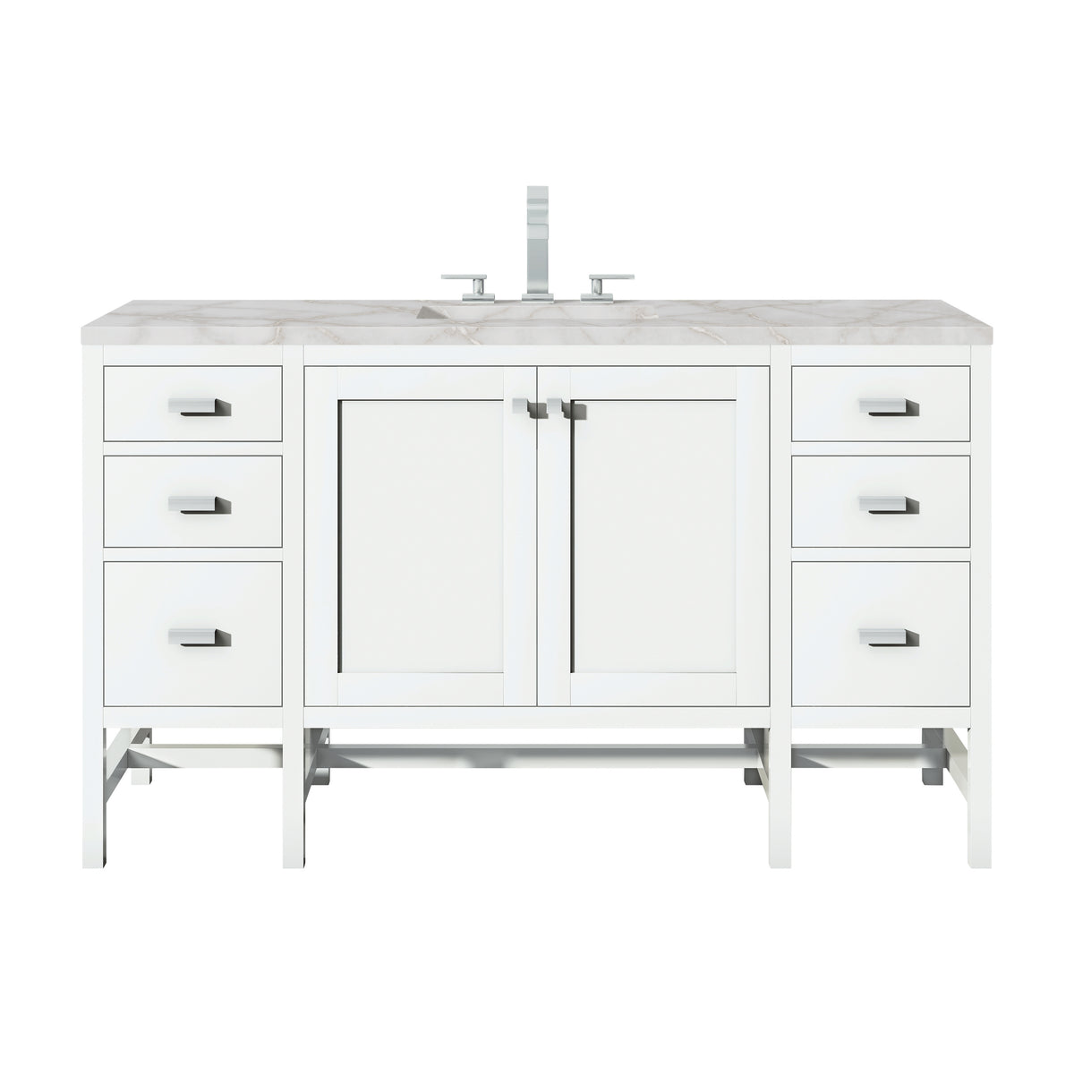 James Martin Addison 60" Single Bathroom Vanity, Glossy White, view 30