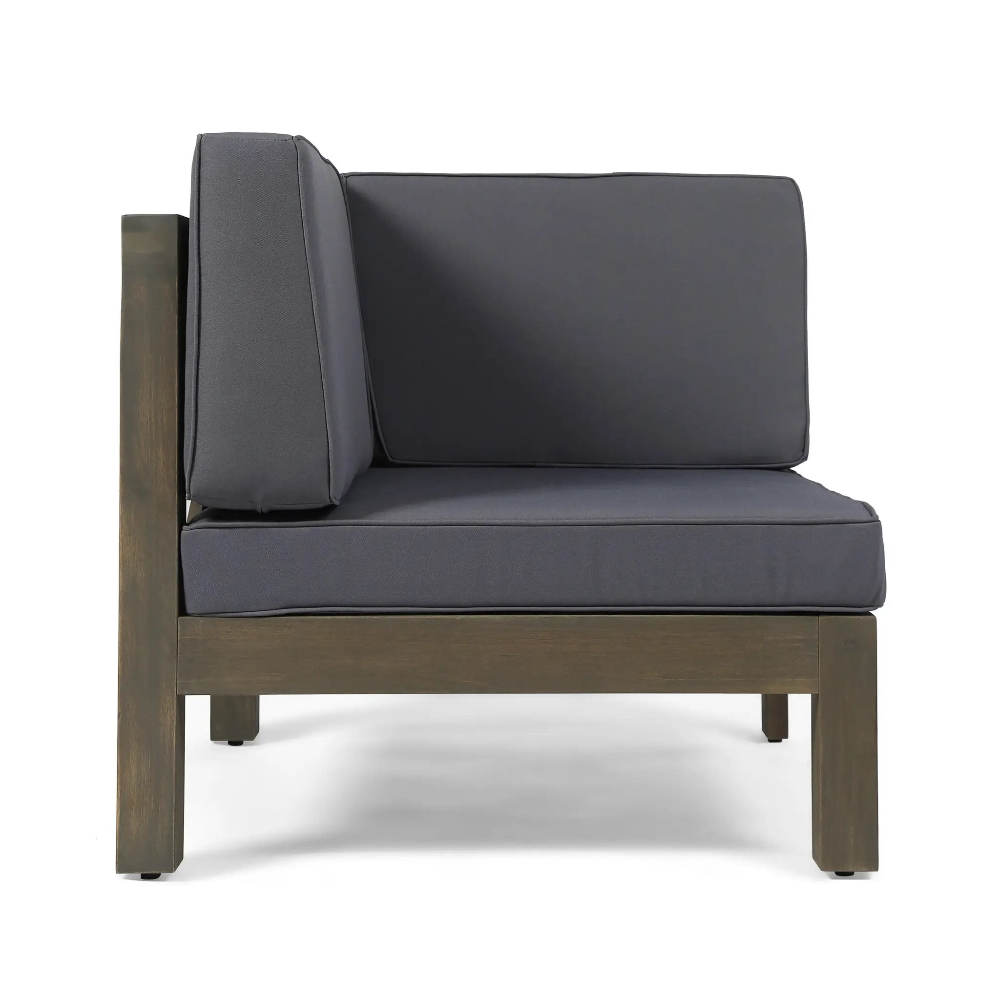 Oana 4-Piece Sofa Set with Coffee Table, Dark by HouseOfZazla