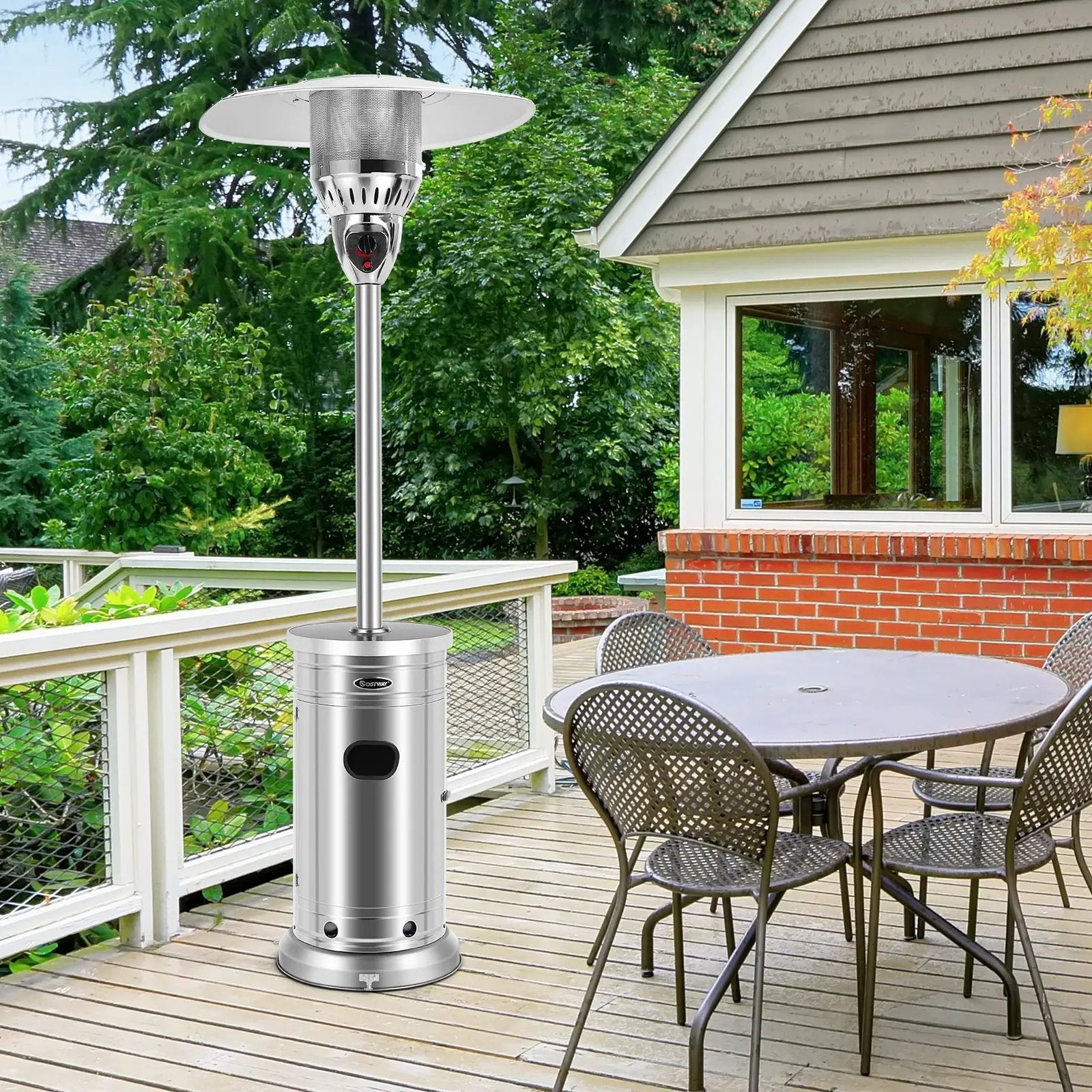 48000 BTU Patio Heater with Simple Ignition System by DirectDeals