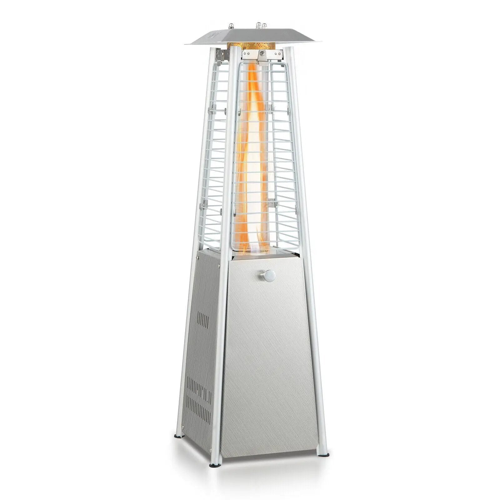 10000 BTU Portable Stainless Steel Tabletop Patio Heater with Glass Tube by DirectDeals