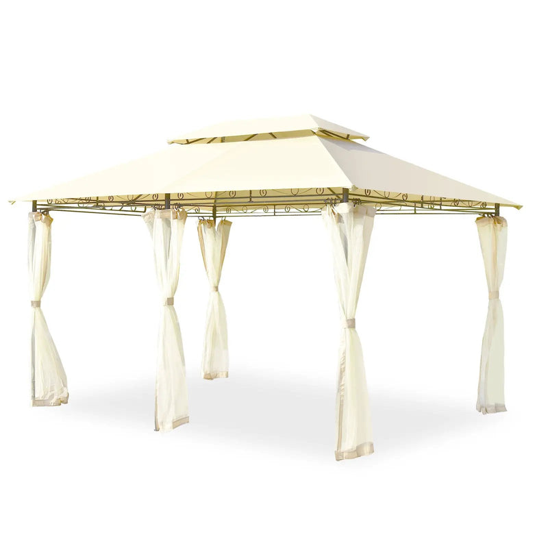 10 Feet x 13 Feet Tent Canopy Shelter with Removable Netting Sidewall by DirectDeals