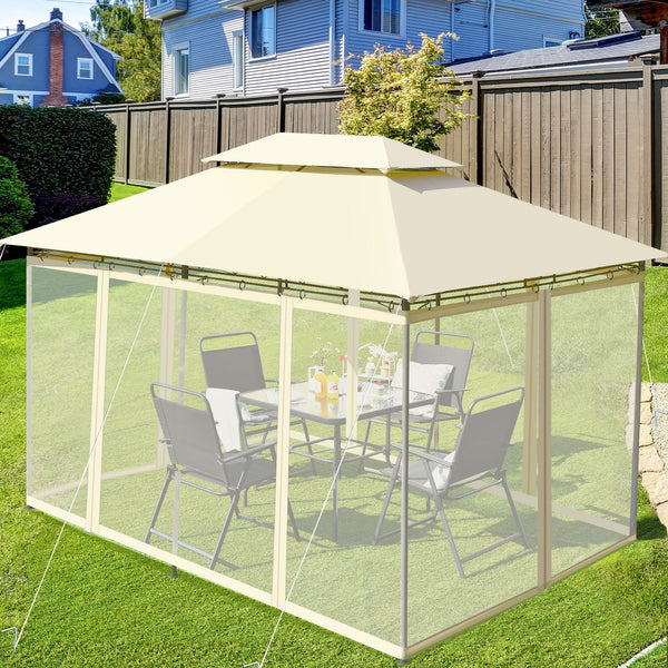 10 Feet x 13 Feet Tent Canopy Shelter with Removable Netting Sidewall, photo 2 of 10