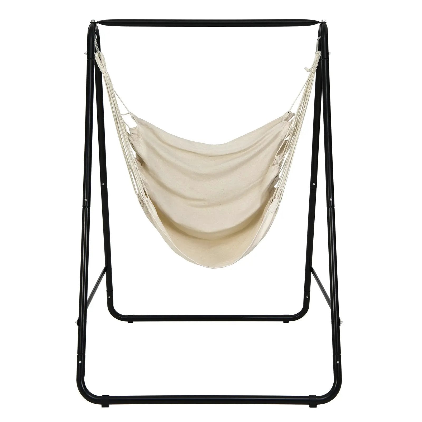 Hanging Padded Hammock Chair with Stand and Heavy Duty Steel by DirectDeals