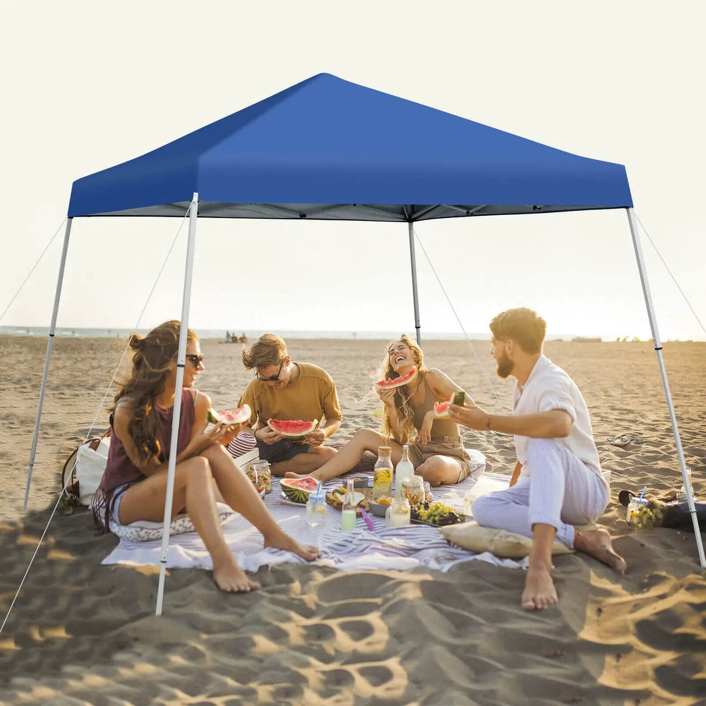 10 x 10 Feet Outdoor Instant Pop-up Canopy with Carrying Bag by DirectDeals