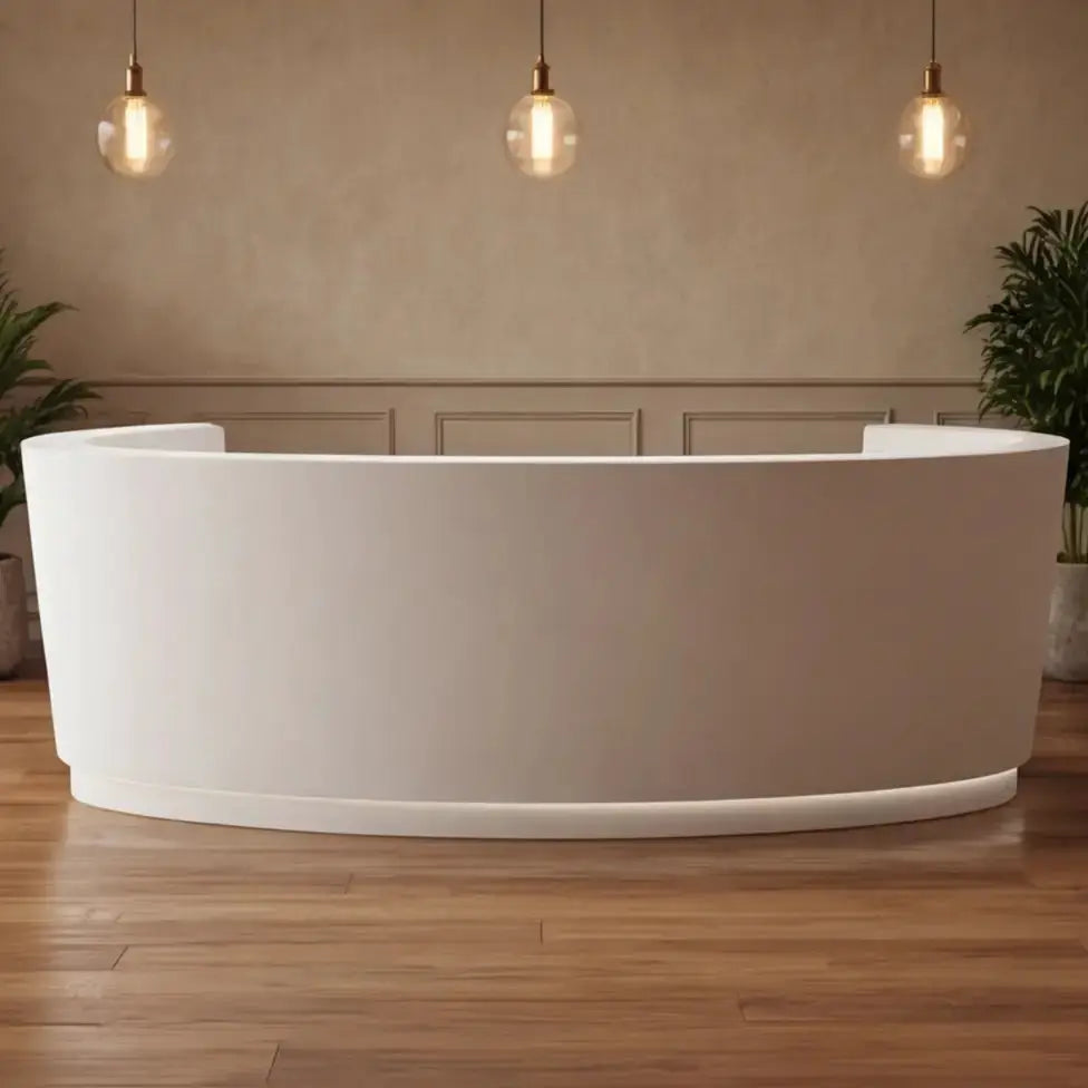 Vyric · Rounded Front Reception Desk by Arc Grove