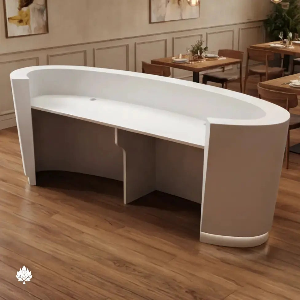 Vyric · Rounded Front Reception Desk by Arc Grove