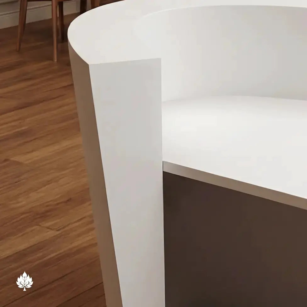 Vyric · Rounded Front Reception Desk by Arc Grove