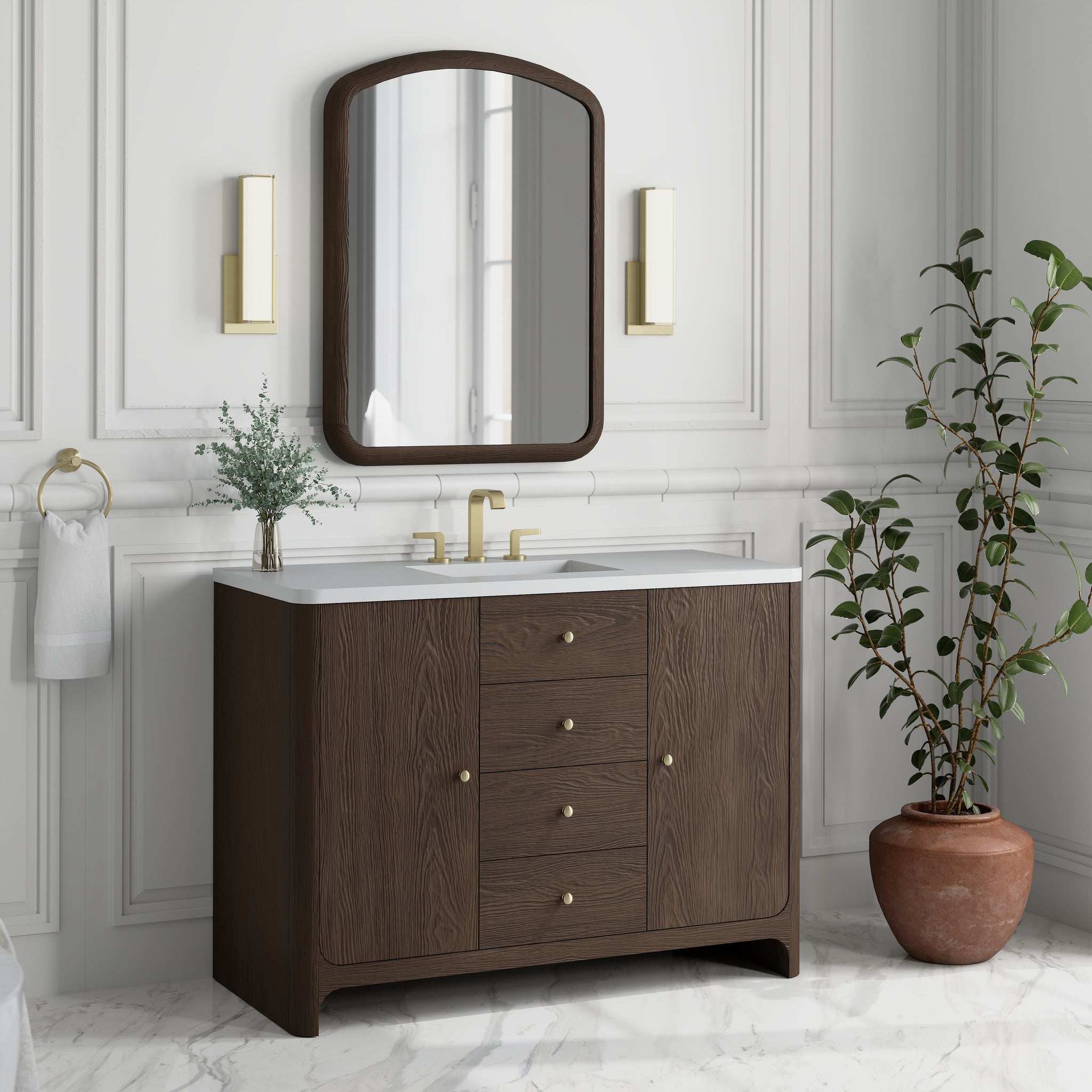 James Martin Gracyn 48" Single Bathroom Vanity, Sable, view 28