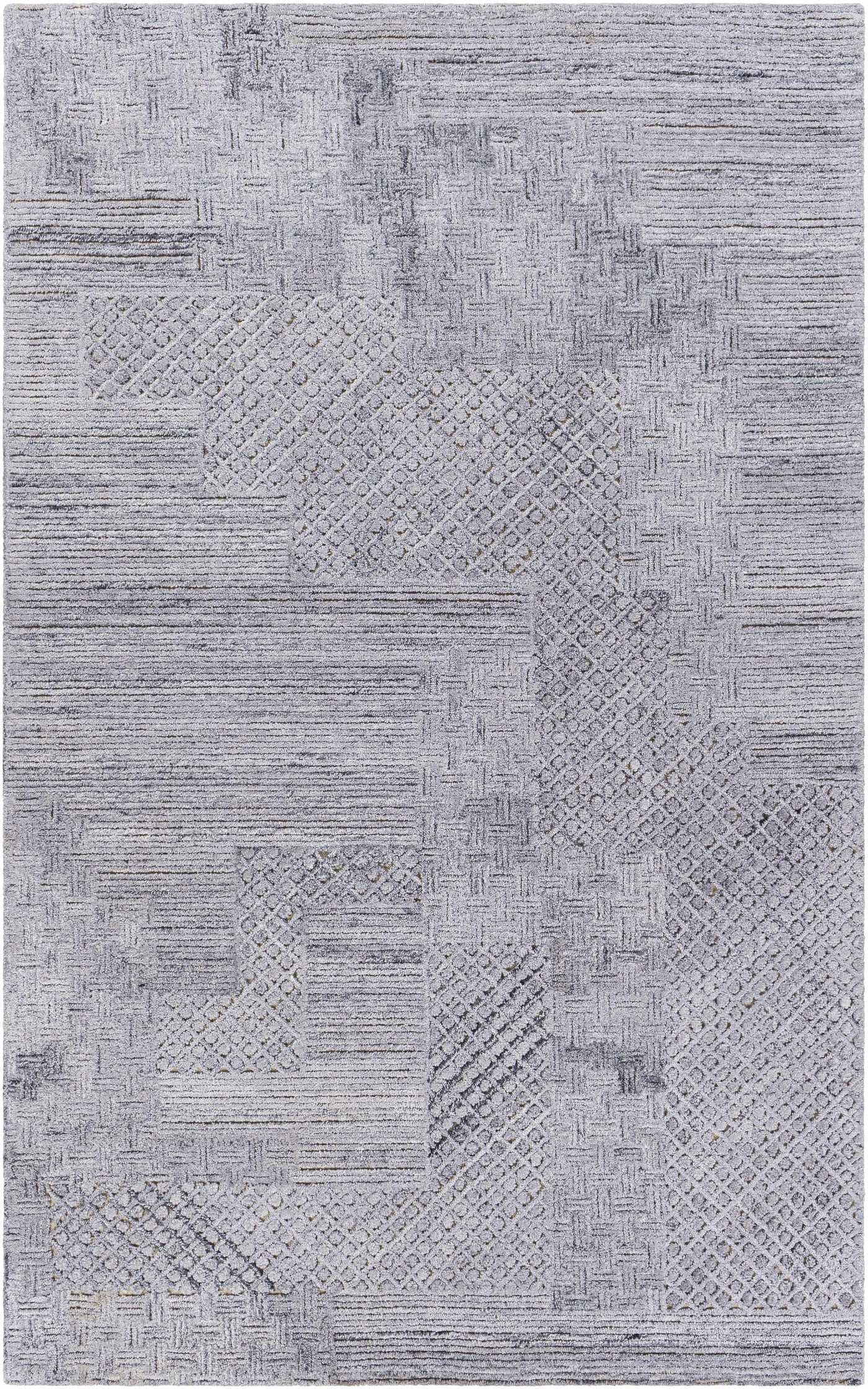Boxholm Gray Hand Tufted Wool-Blend Rug - Clearance by Boutique Rugs