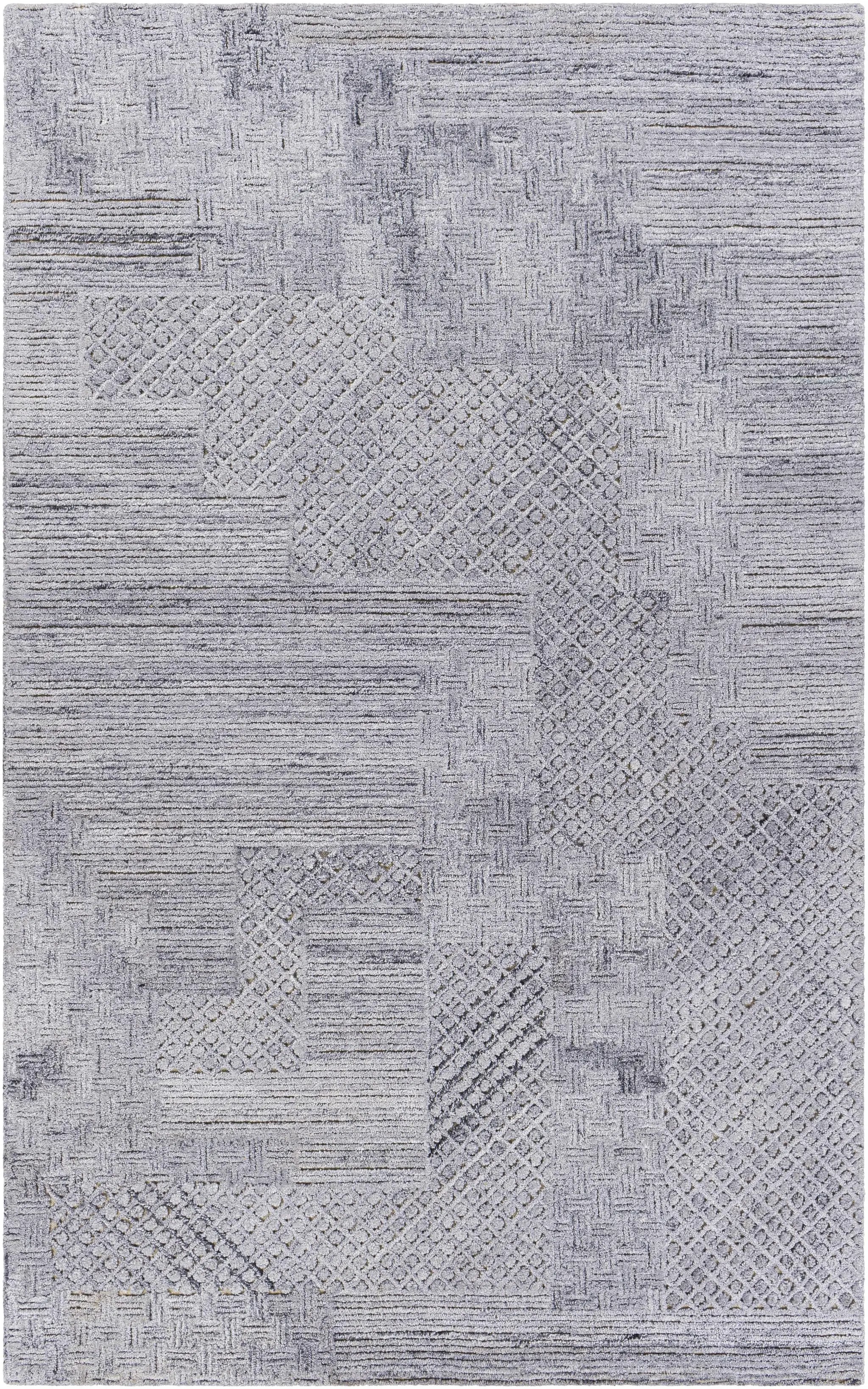 Boxholm Gray Hand Tufted Wool-Blend Rug - Clearance by Boutique Rugs