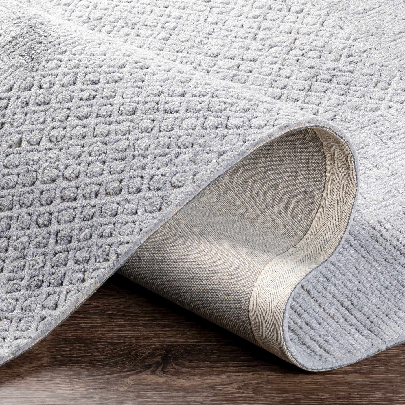 Boxholm Gray Hand Tufted Wool-Blend Rug - Clearance by Boutique Rugs