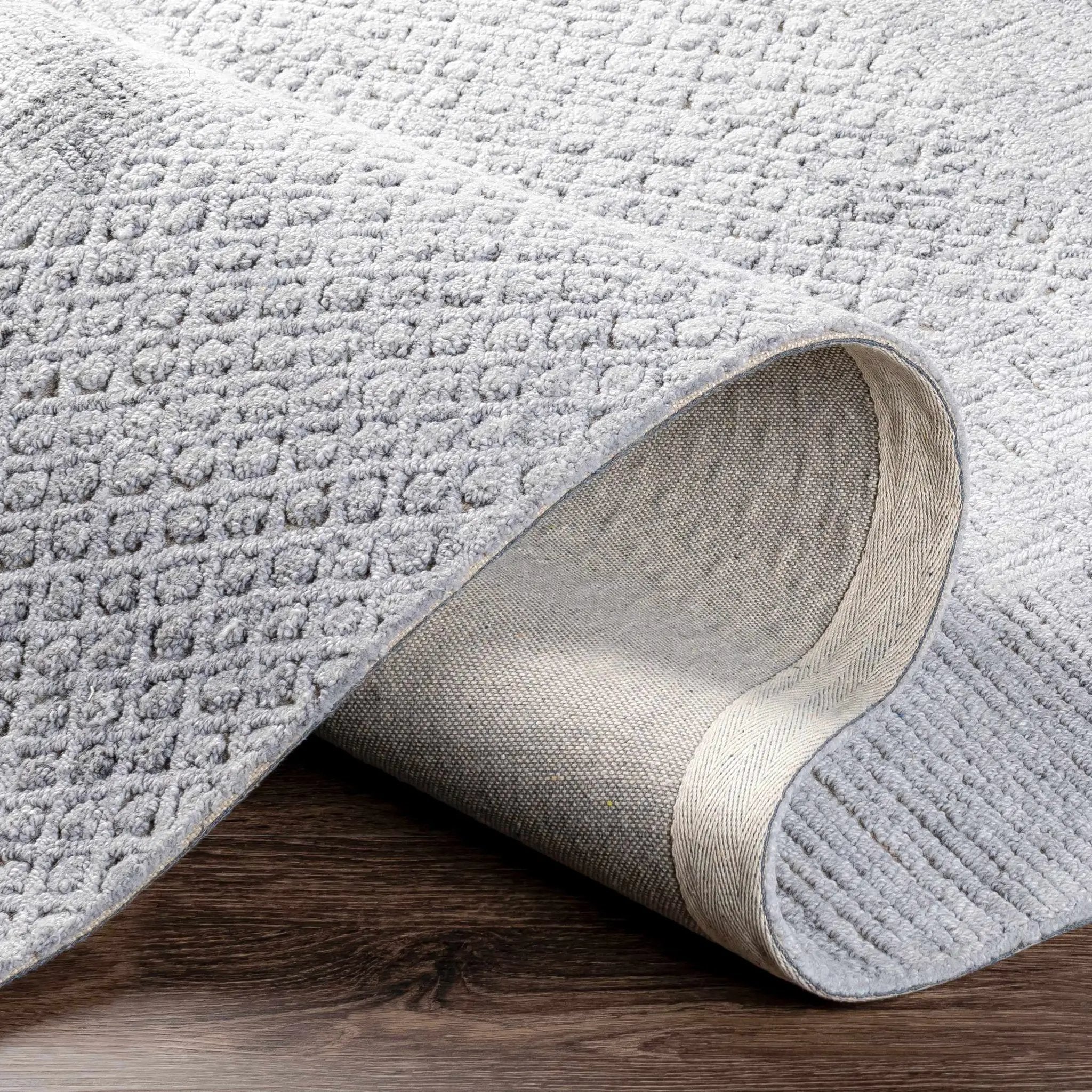 Boxholm Gray Hand Tufted Wool-Blend Rug - Clearance by Boutique Rugs