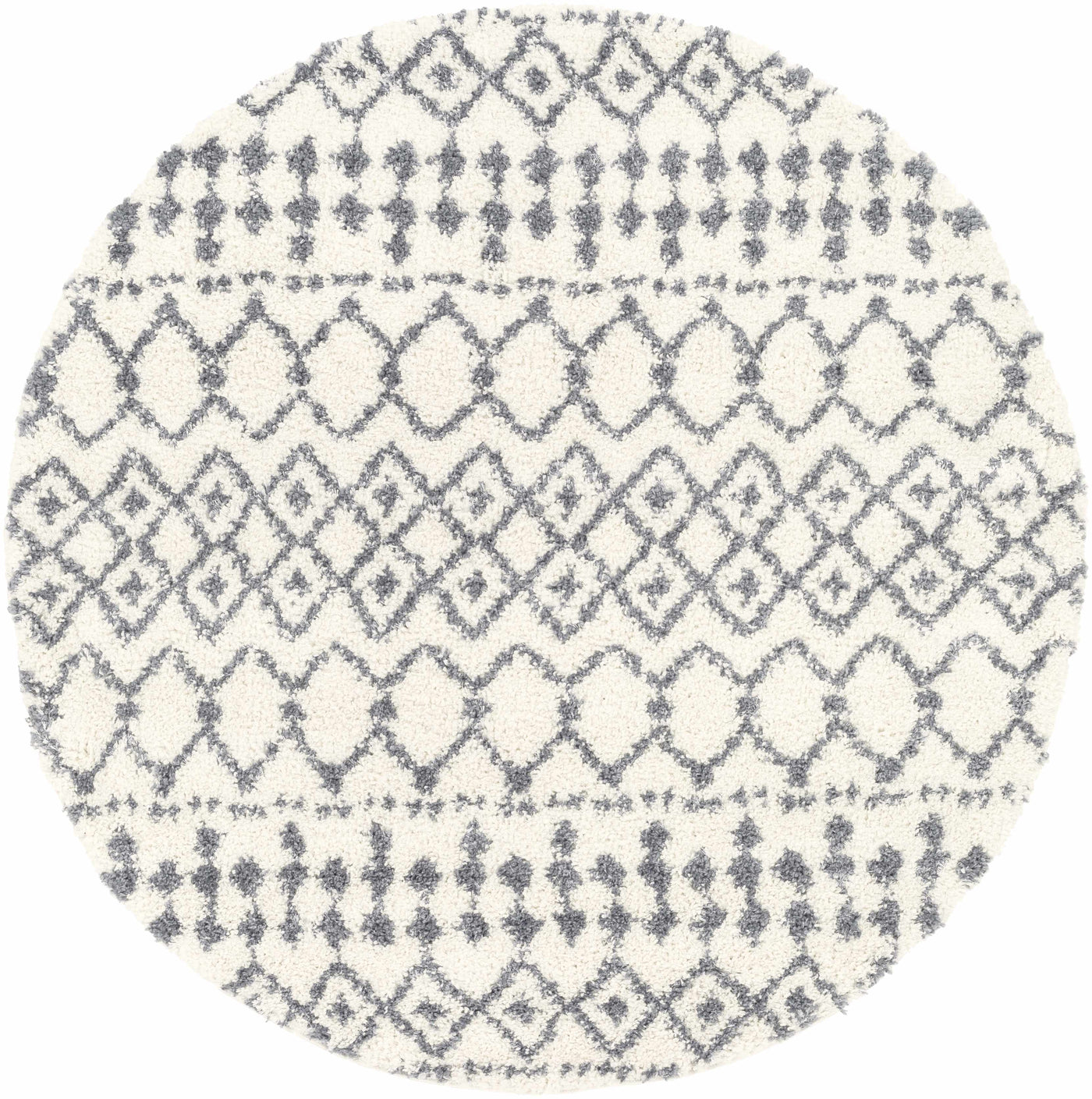 White Gray Navassa Rug - Clearance by Boutique Rugs