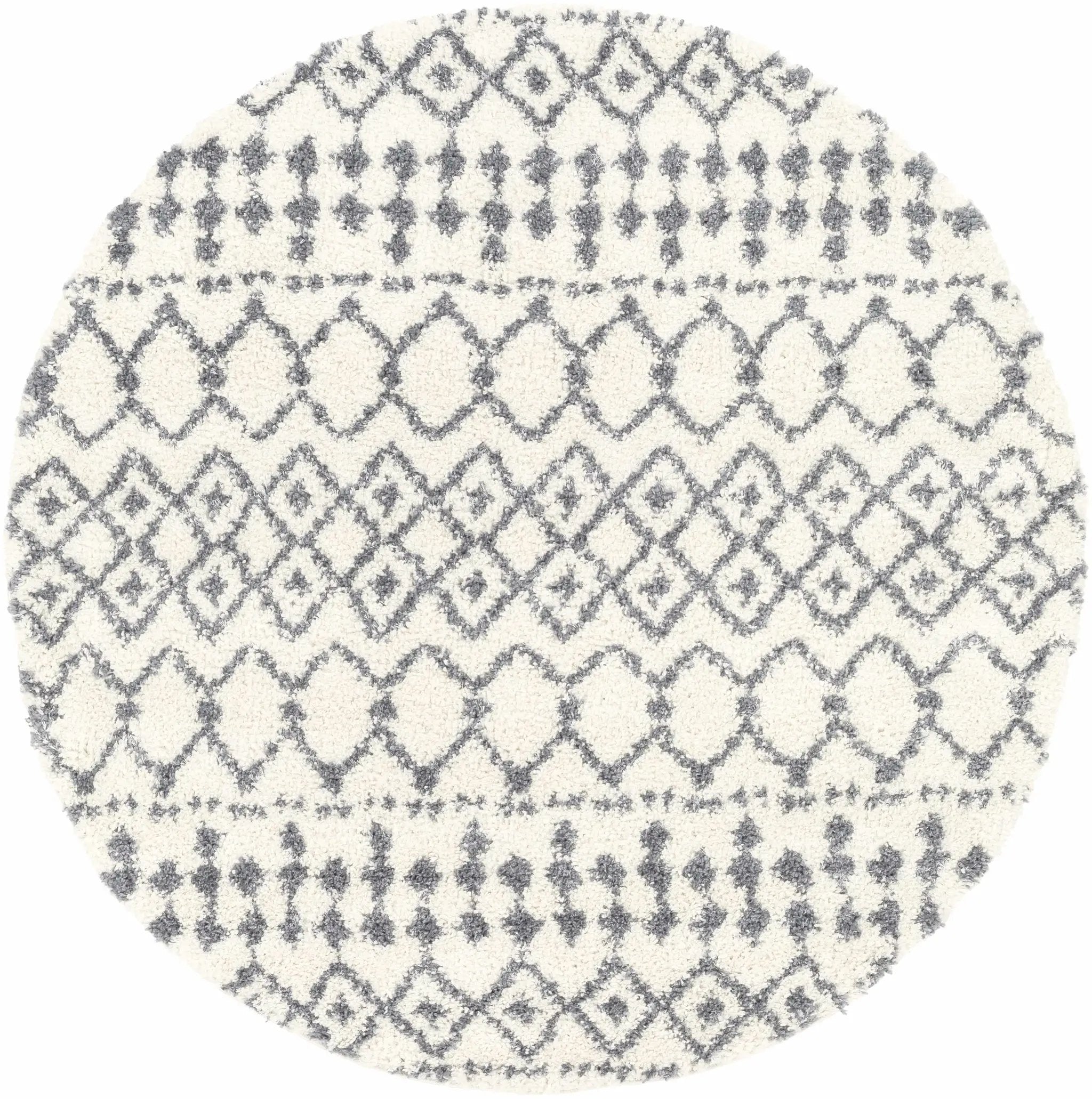 White Gray Navassa Rug - Clearance by Boutique Rugs