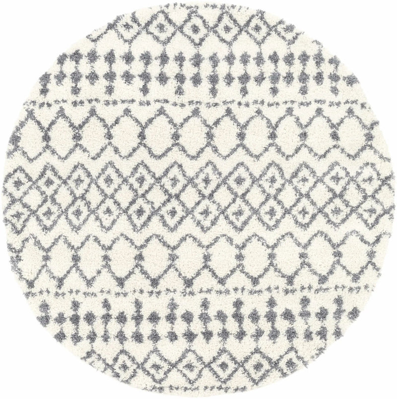 White Gray Navassa Rug - Clearance by Boutique Rugs