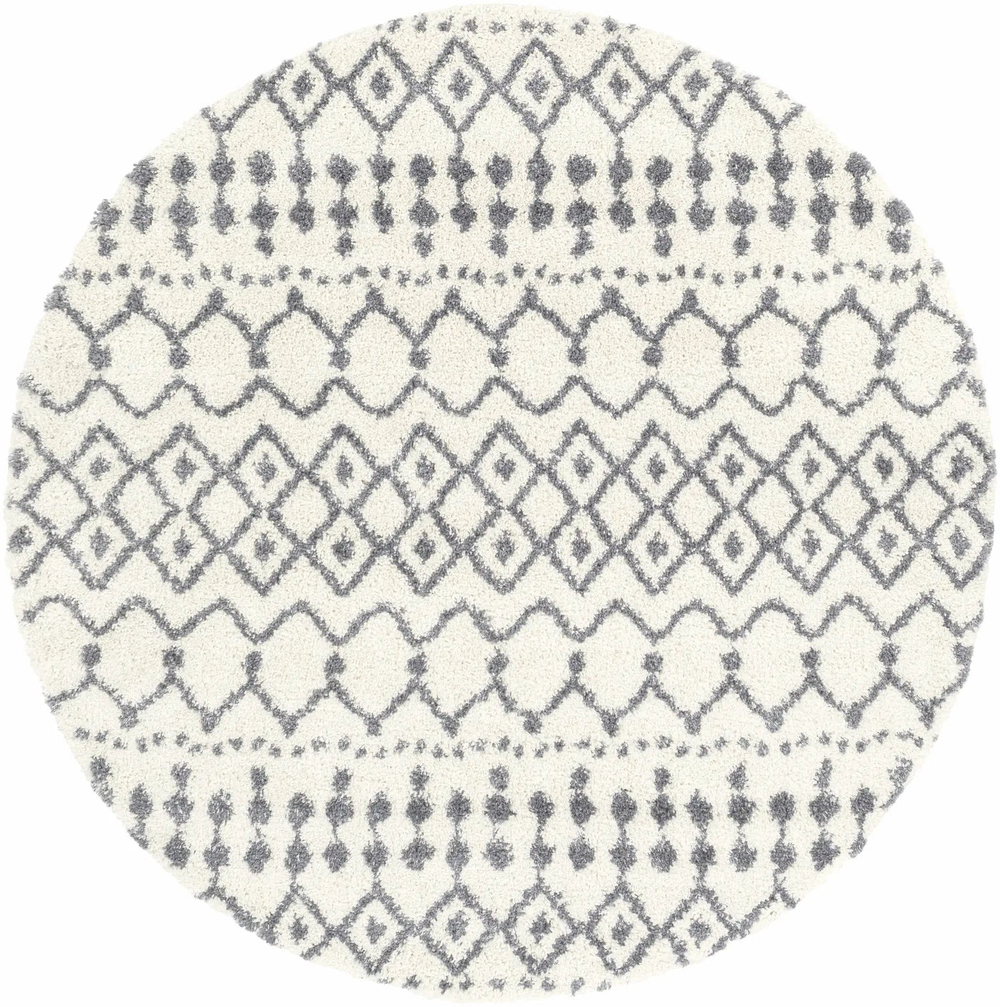 White Gray Navassa Rug - Clearance by Boutique Rugs