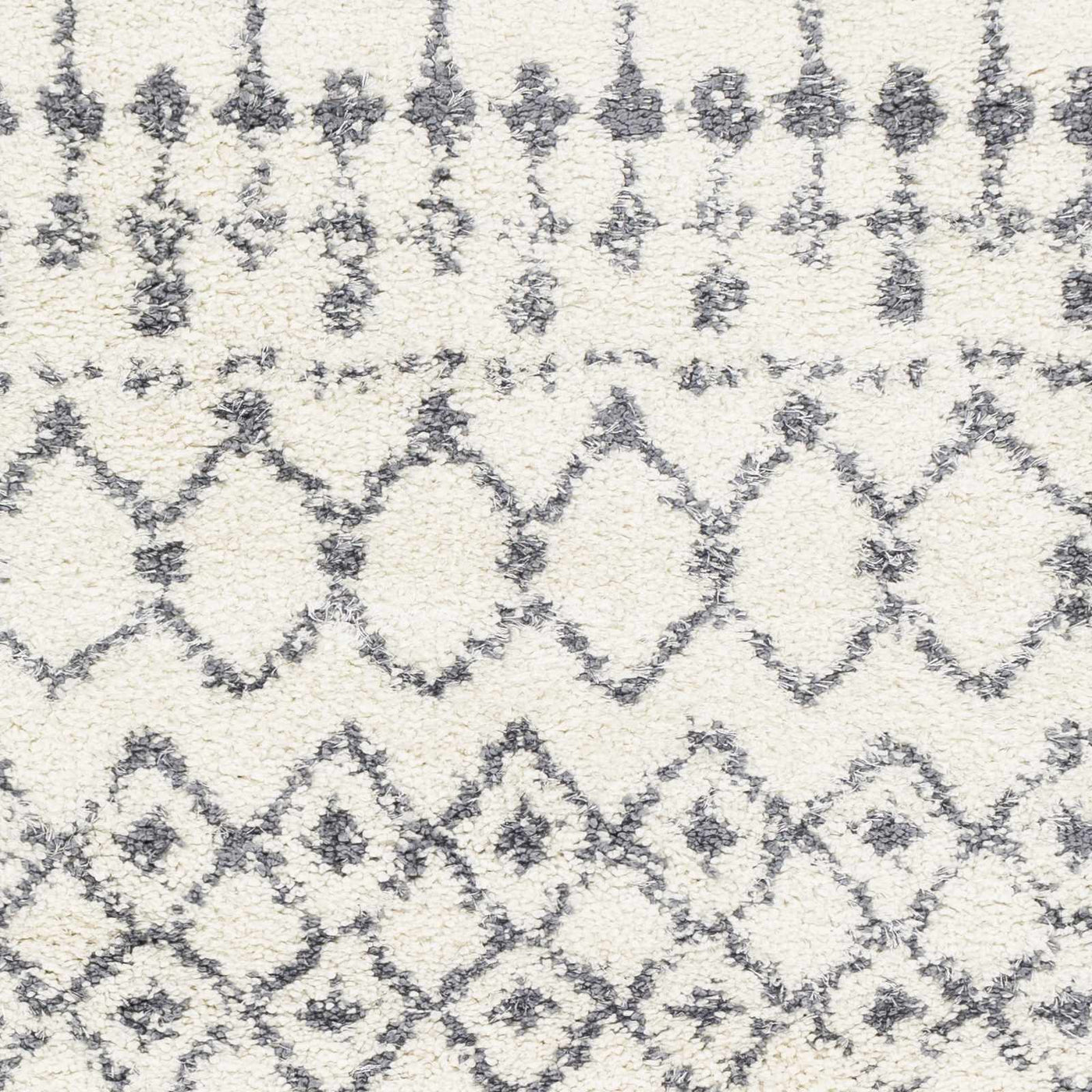 White Gray Navassa Rug - Clearance by Boutique Rugs
