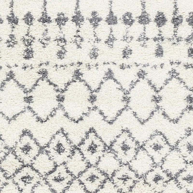 White Gray Navassa Rug - Clearance by Boutique Rugs