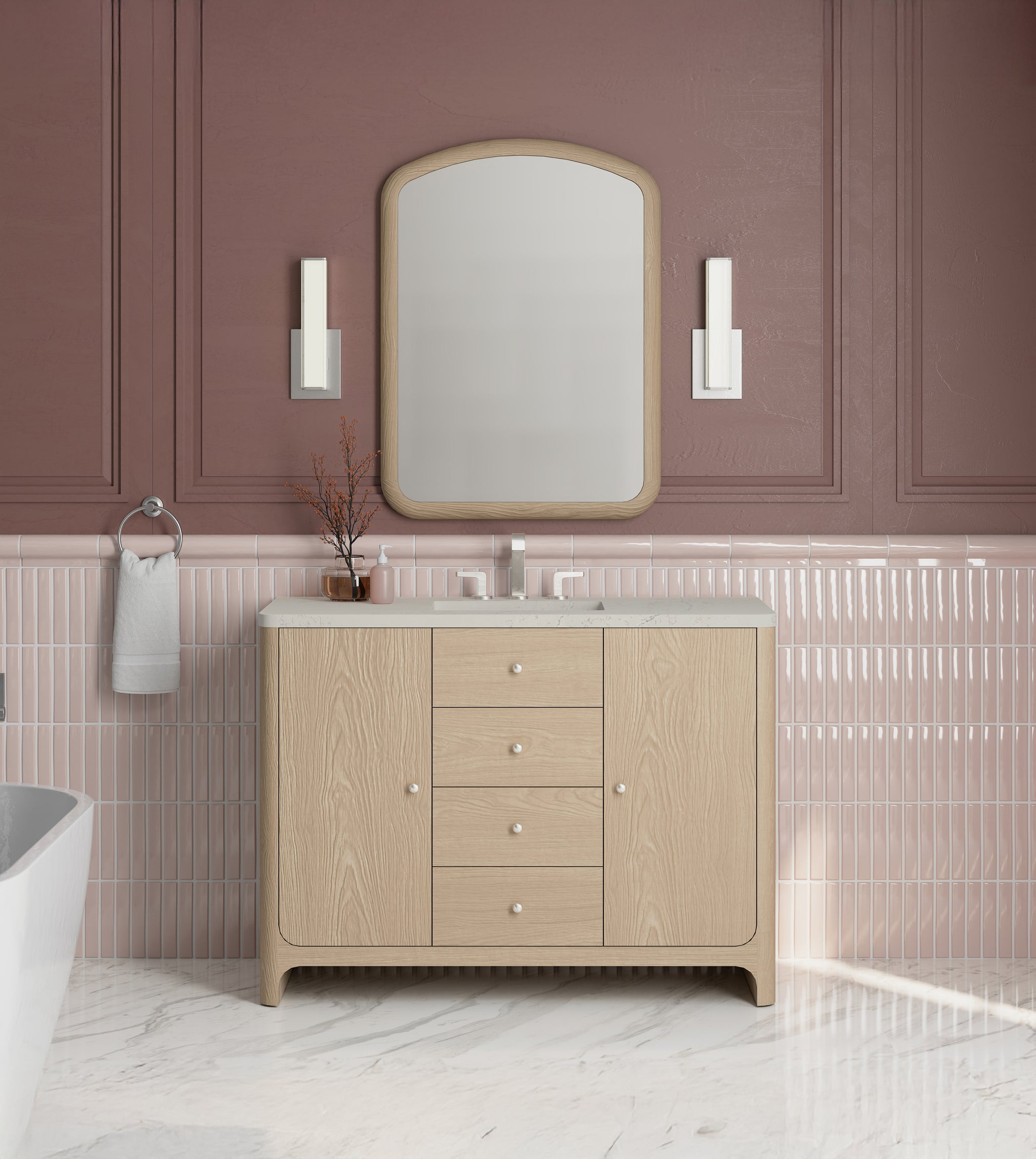 James Martin Gracyn 48" Single Bathroom Vanity, Coastal Driftwood, view 29