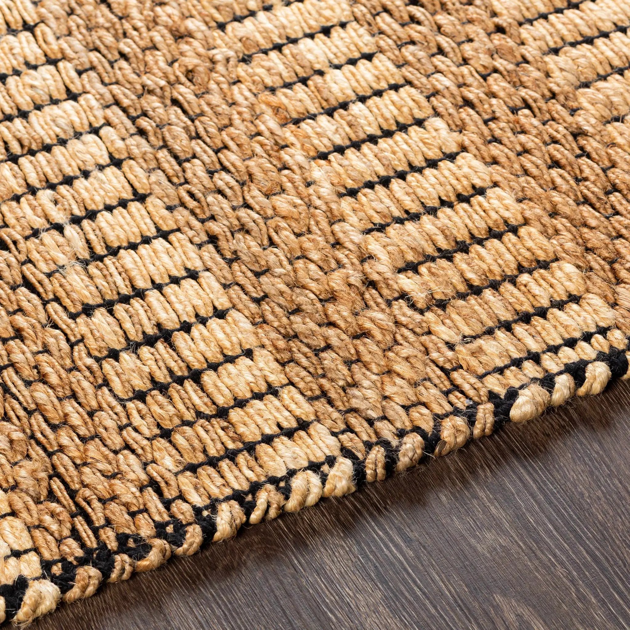 Beige Numurkah Braided Jute Area Rug - Clearance by Boutique Rugs