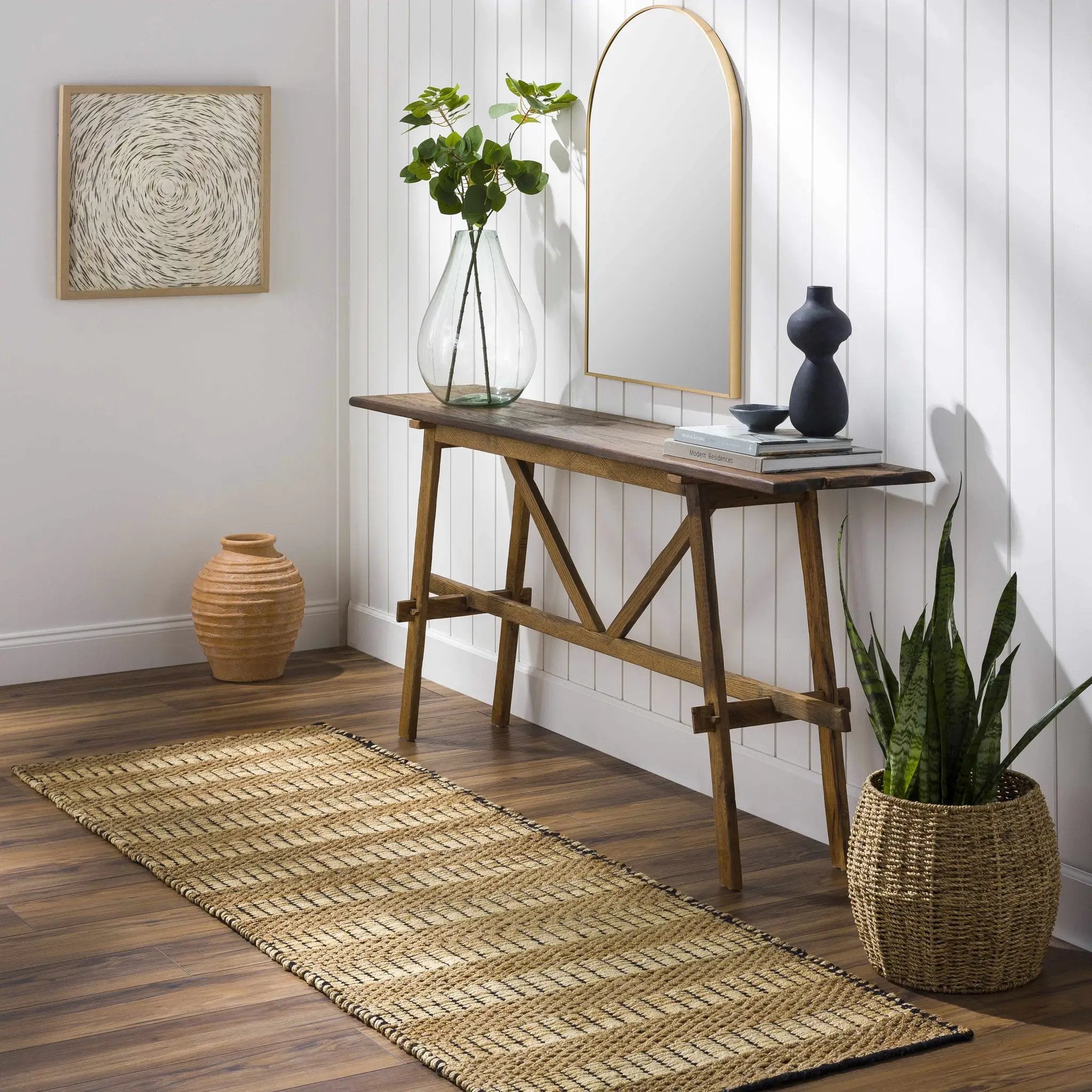 Beige Numurkah Braided Jute Area Rug - Clearance by Boutique Rugs