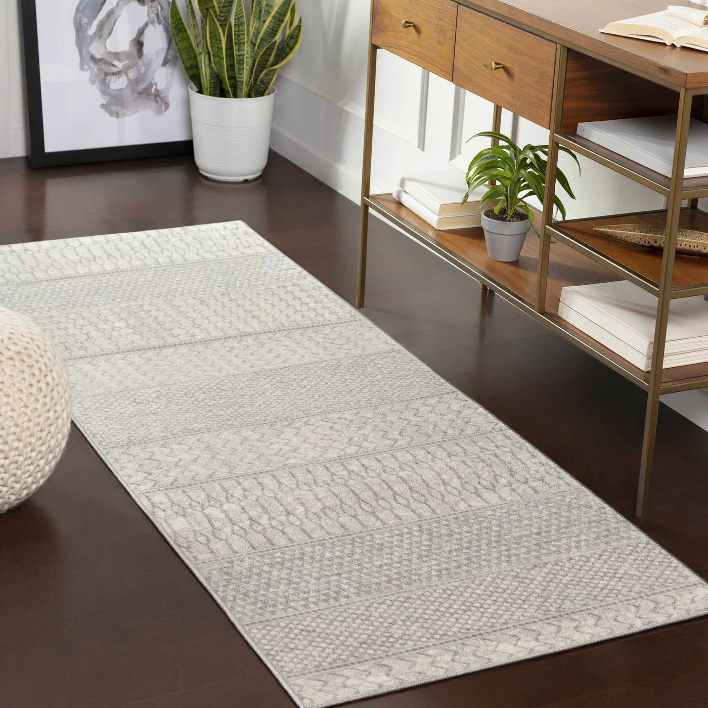 Nunda Gray Rug by Boutique Rugs