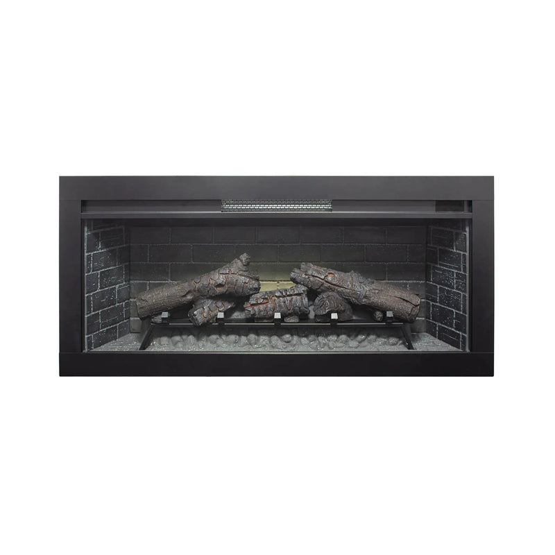 Nuvia 36-Inch Electric Antique Black Touch Panel Infrared Fireplace Insert With Removable Trim Kit (SAK84610) by SAKSBY WHOLESALE