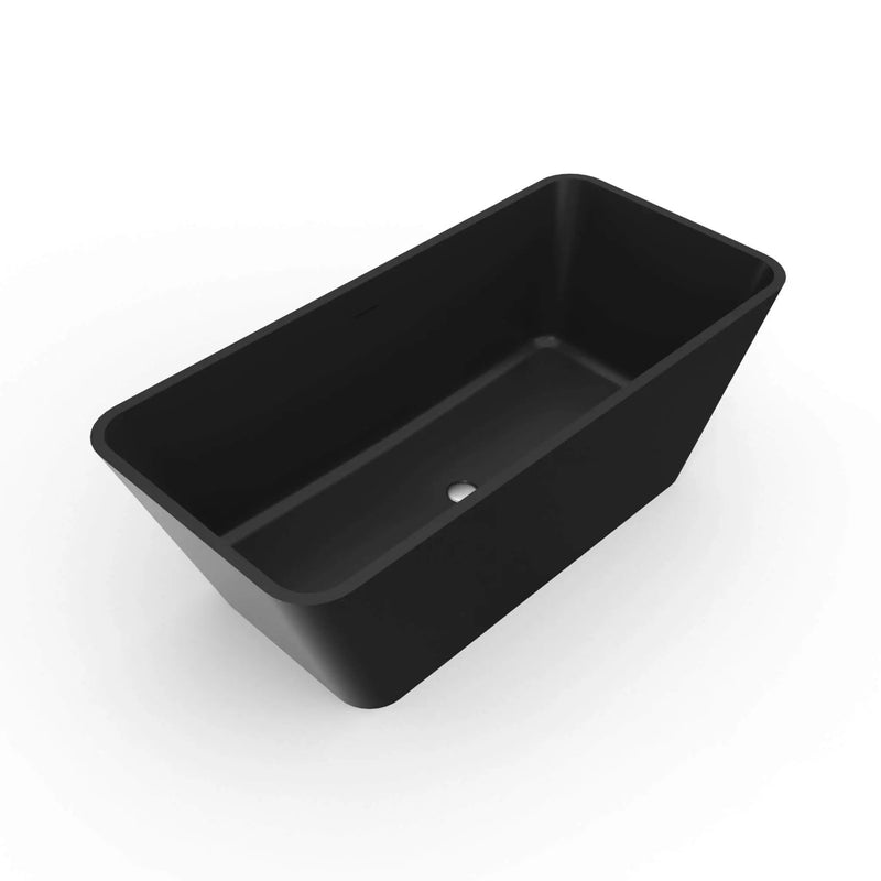 Nuvia 67-Inch Luxury Freestanding Solid Surface Soaking Bathtub (SAK51920) by SAKSBY WHOLESALE