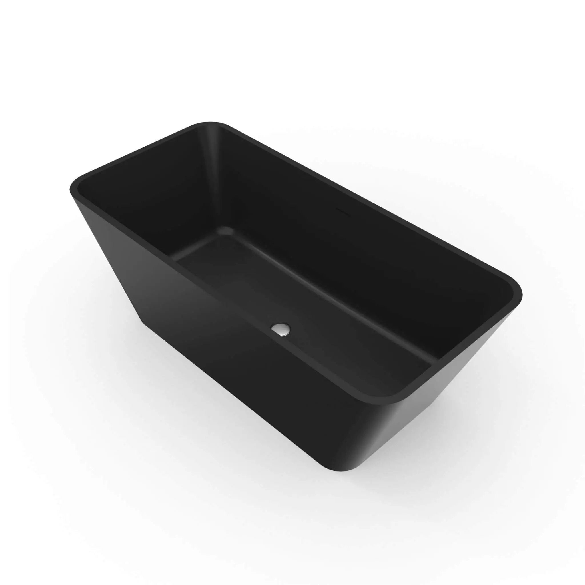 Nuvia 67-Inch Luxury Freestanding Solid Surface Soaking Bathtub (SAK51920) by SAKSBY WHOLESALE
