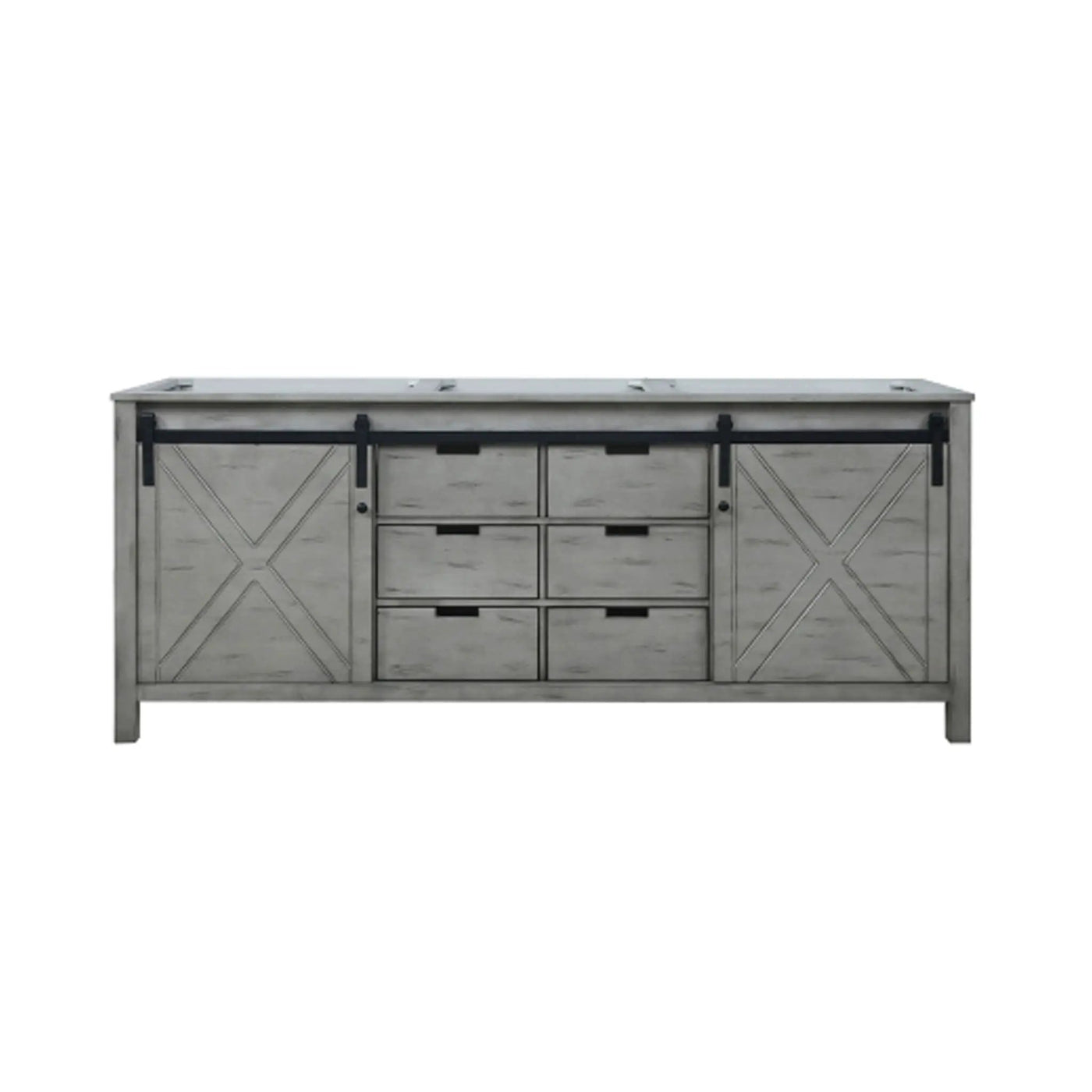 Nuvia 80-Inch Fully Assembled Double Bath Vanity With Soft Close Cabinets [No Countertop] (SAK53904) by SAKSBY WHOLESALE