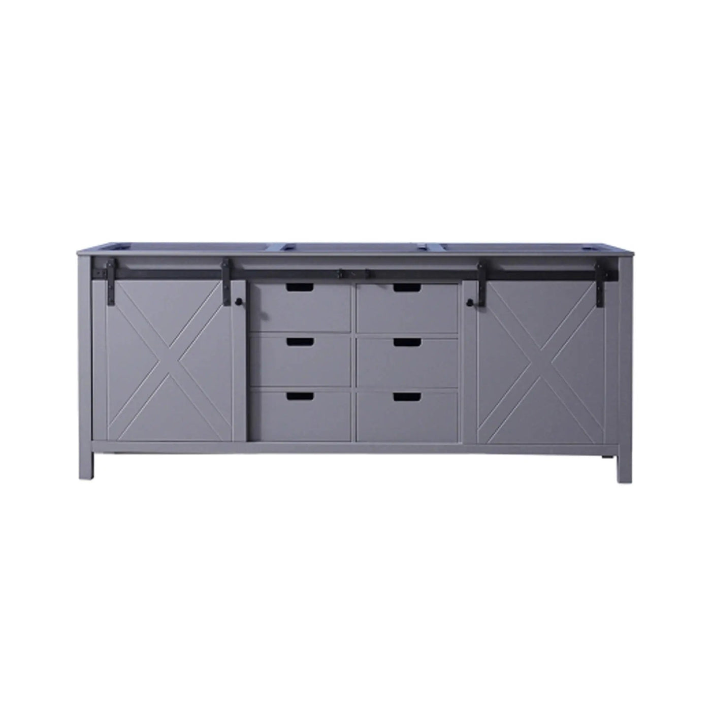 Nuvia 80-Inch Fully Assembled Double Bath Vanity With Soft Close Cabinets [No Countertop] (SAK53904) by SAKSBY WHOLESALE