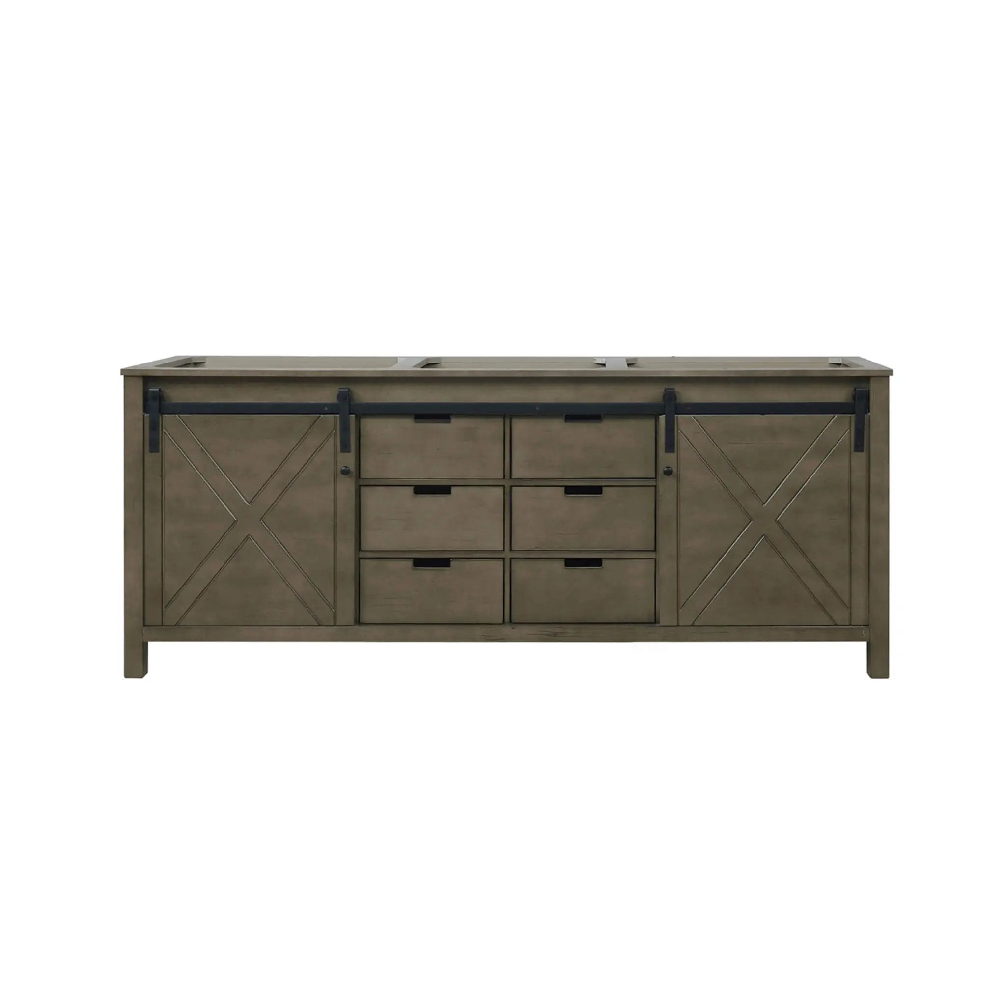 Nuvia 80-Inch Fully Assembled Double Bath Vanity With Soft Close Cabinets [No Countertop] (SAK53904) by SAKSBY WHOLESALE