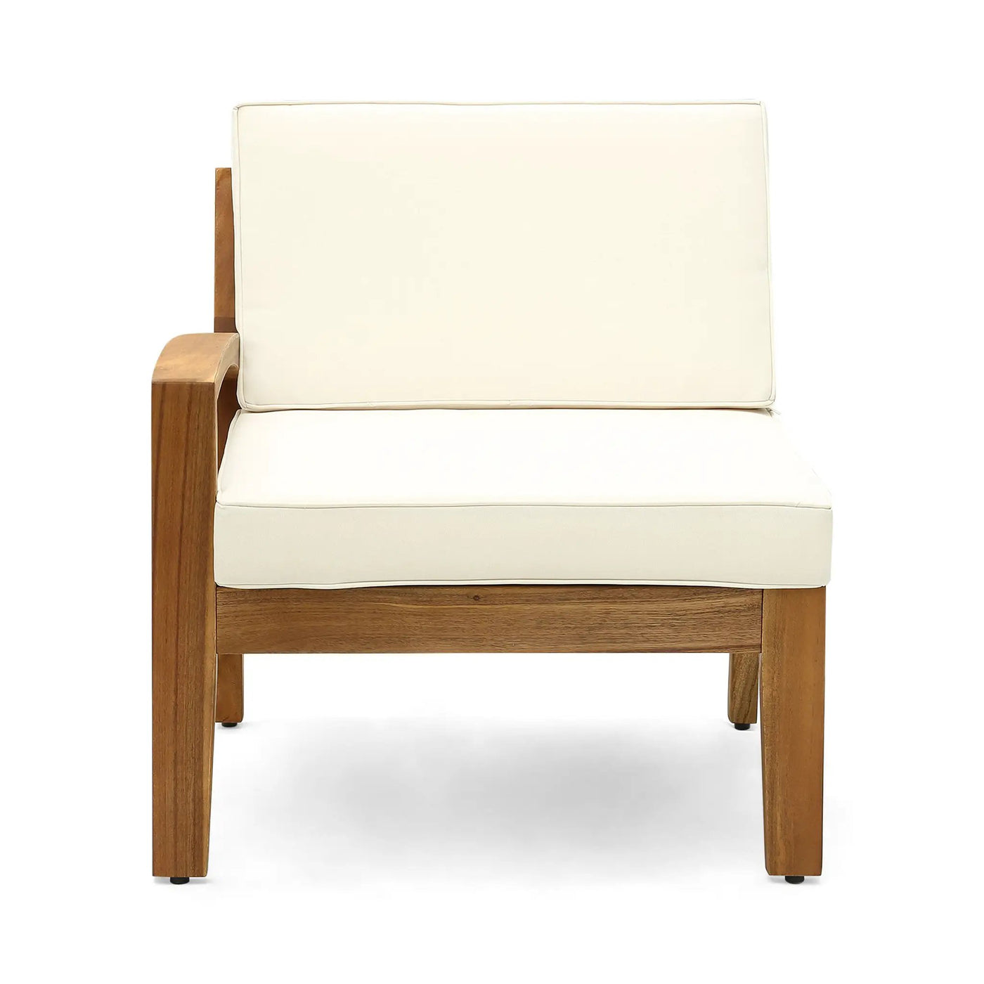 Grenada 5 Seater Acacia Wood Sectional Sofa Set by HouseOfZazla