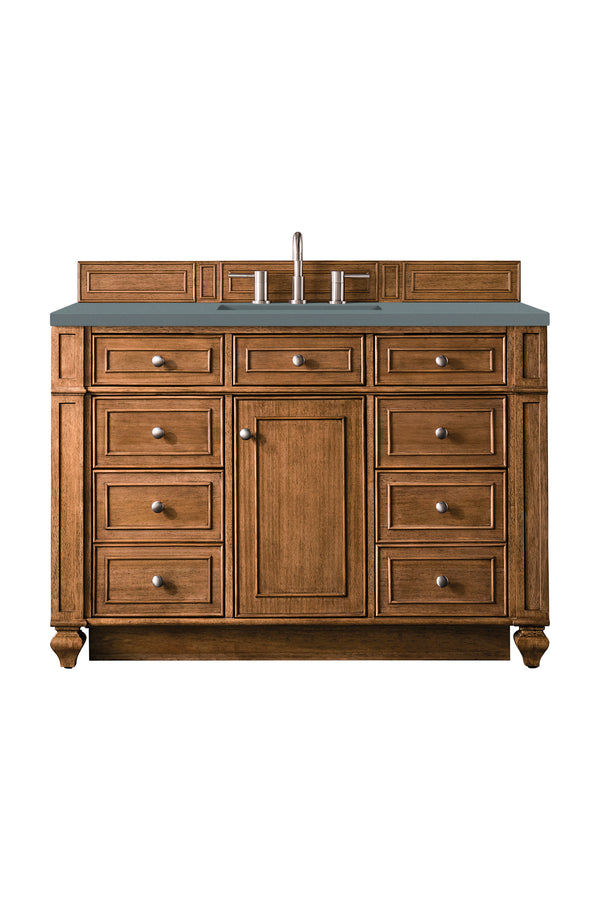 James Martin Bristol 48" Single Bathroom Vanity, Saddle Brown