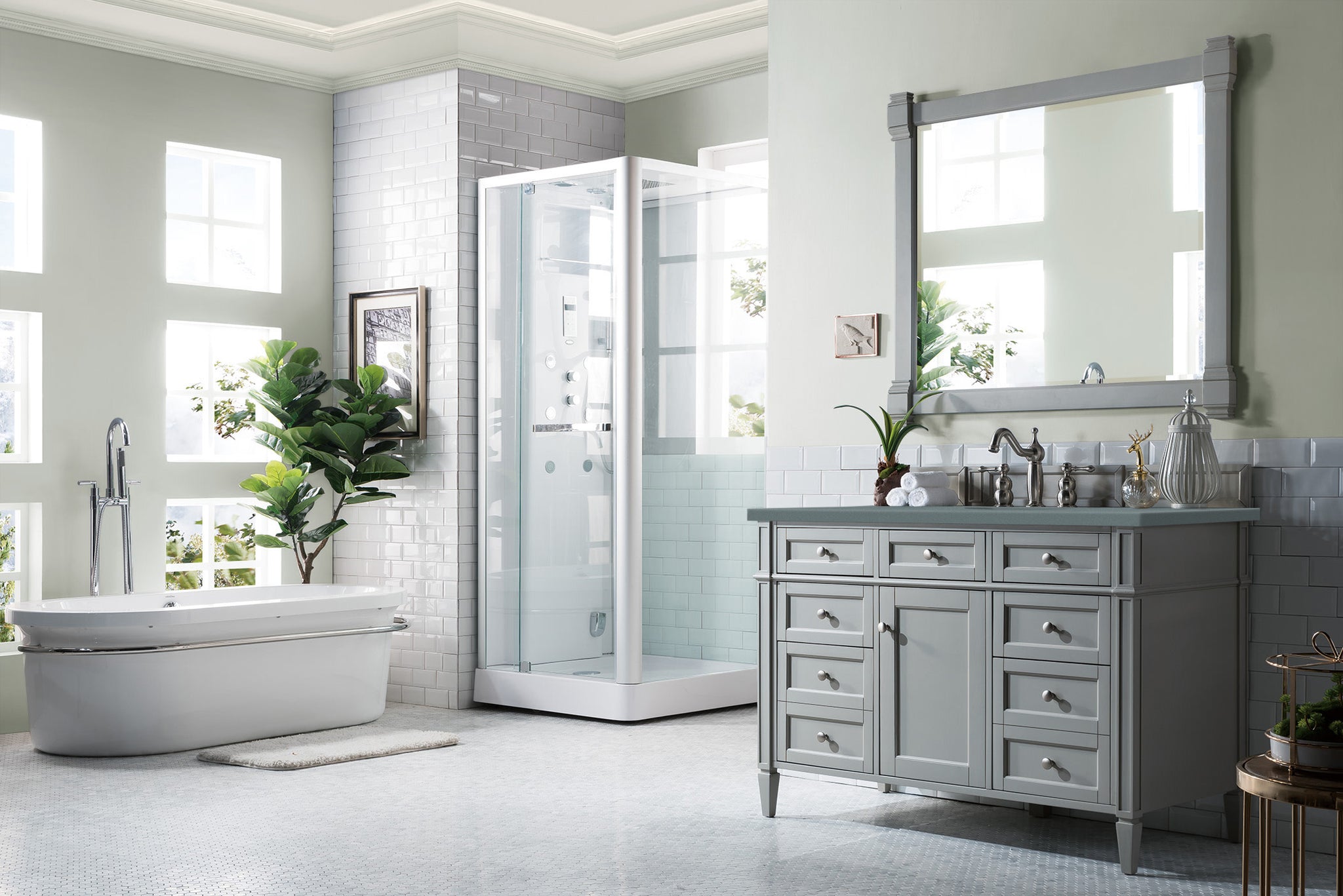 James Martin Brittany 48" Single Bathroom Vanity, Urban Gray by James Martin