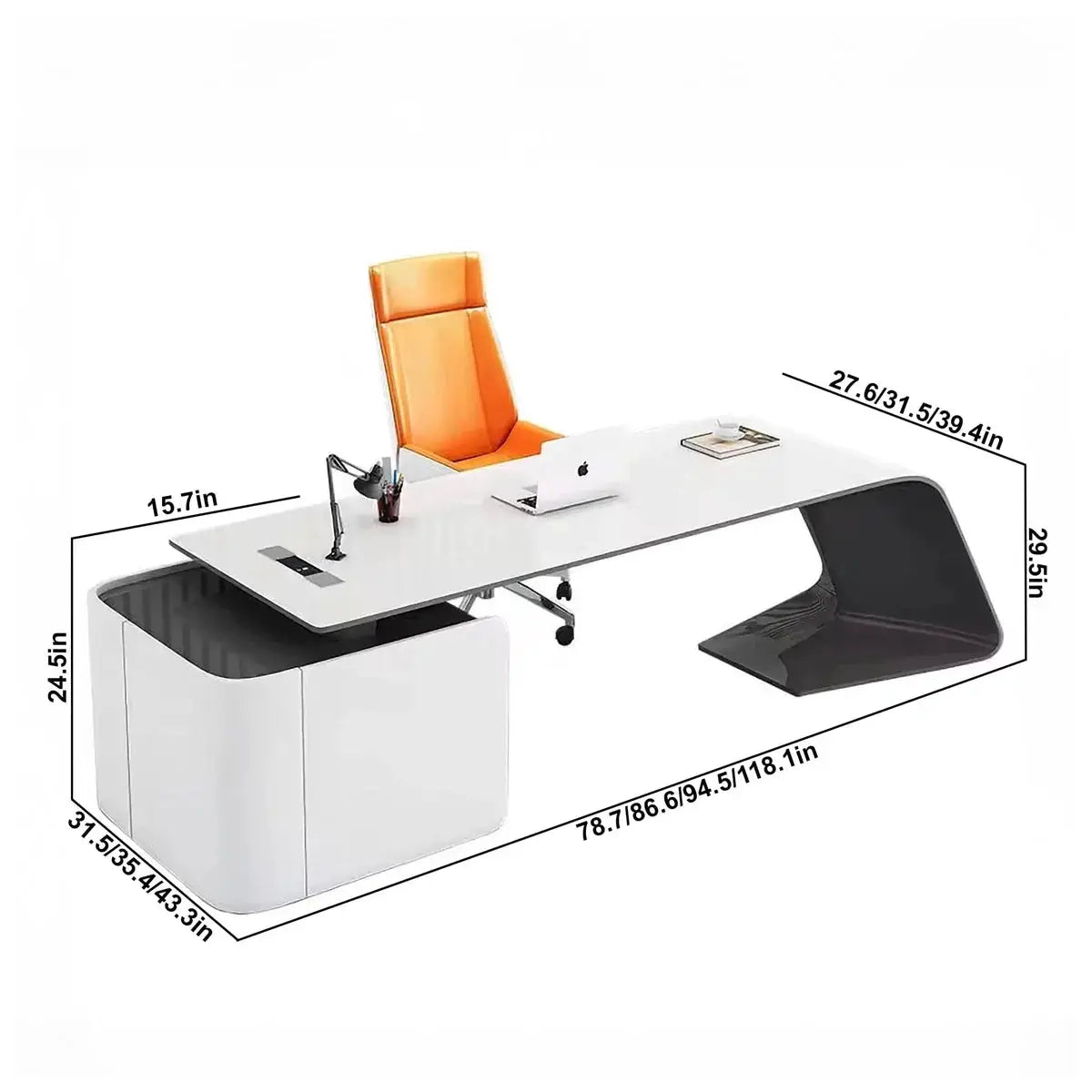 Gödel · Standalone Executive Desk by Arc Grove